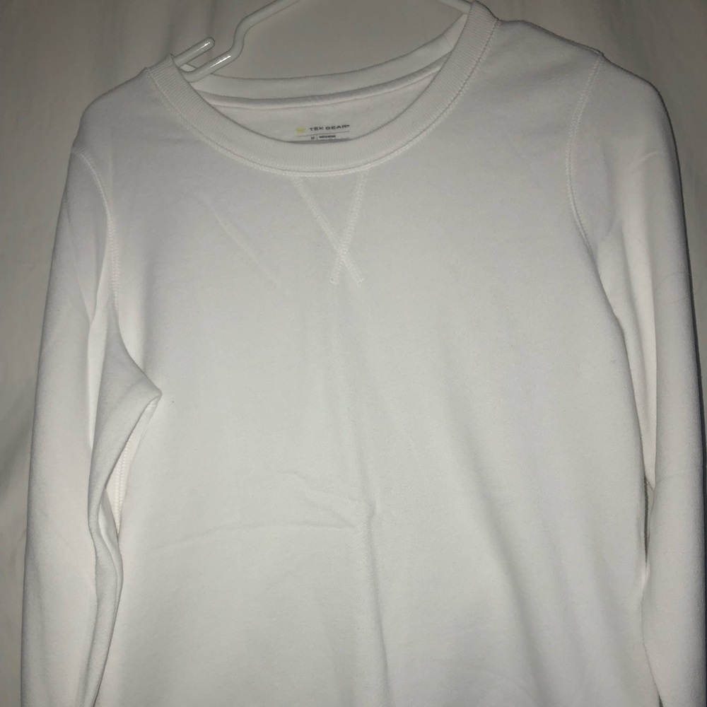 White crew neck